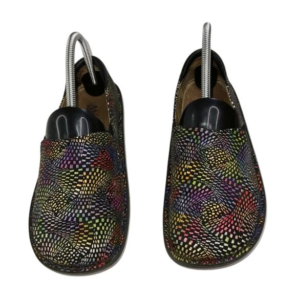 Alegria Debra Viewmaster Professional Multicolor Slip-On Nursing Clog Size 7 - Picture 2 of 8